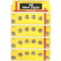 Набір кнопок пришивних срібних металевих 10 мм