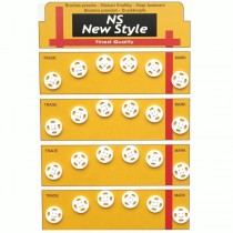 Набір кнопок пришивних білих 11 мм