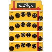 Набір кнопок пришивних чорних 13 мм