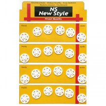 Набір кнопок пришивних білих 15 мм