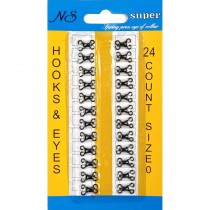 Гачок металевий чорний №0