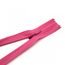 Блискавка потаємна нероз’ємна 18 см світло-рожева №005