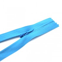 Блискавка потаємна нероз’ємна 18 см блакитна №057