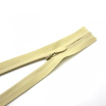 Блискавка потаємна нероз’ємна 18 см світло-бежева №165