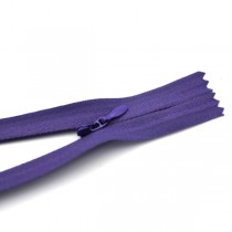 Блискавка потаємна нероз’ємна 18 см бузкова №718