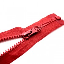 Блискавка роз’ємна тракторна 50 см червона