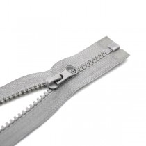 Блискавка роз’ємна тракторна 50 см світло-сіра