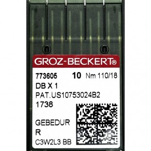 Набор игл Groz-Beckert DB x 1 №110 Gebedur