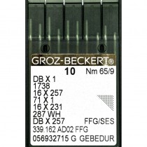 Набор игл Groz-Beckert DB x 1 №65 SES Gebedur