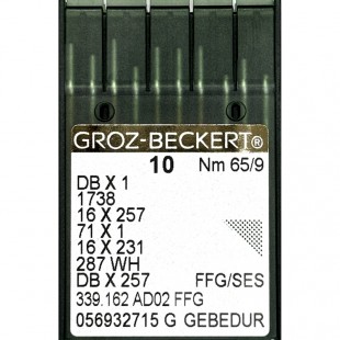 Набор игл Groz-Beckert DB x 1 №65 SES Gebedur