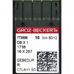 Набор игл Groz-Beckert DB x 1 №80 Gebedur