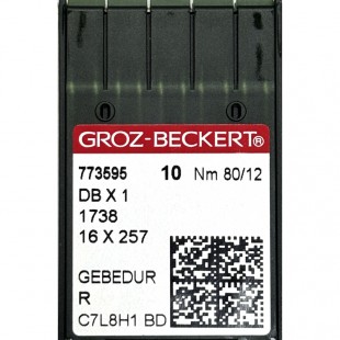 Набор игл Groz-Beckert DB x 1 №80 Gebedur