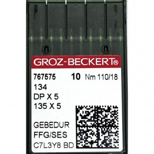 Набор игл Groz-Beckert DP x 5 №110 SES Gebedur