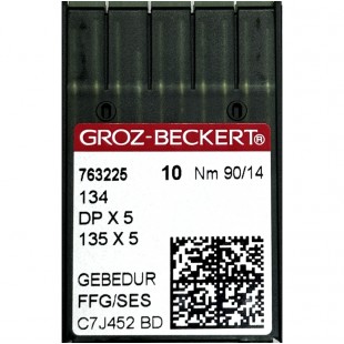 Набор игл Groz-Beckert DP x 5 №90 SES Gebedur