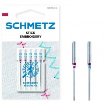Набор игл Schmetz Embroidery №75-90