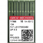 Набір голок Groz-Beckert DP x 5 №80 SES