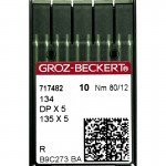 Набор игл Groz-Beckert DP x 5 №80