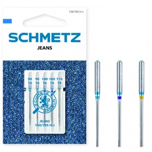 Набор игл Schmetz Jeans №90-110