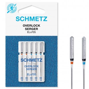 Набор игл Schmetz Overlok №80-90