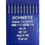 Набор игл Schmetz TF x 34 LR № 110
