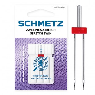 Игла двойная Schmetz Stretch №75/4,0