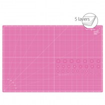Подкладка матик для раскроя 90x60 Texi Pink