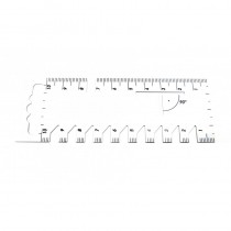 Лінійка для розмітки припусків