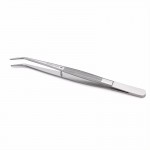 Пінцет з вигнутими кінчиками та насічками