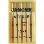 Набор игл Janome 15x1 mix (универсальные)